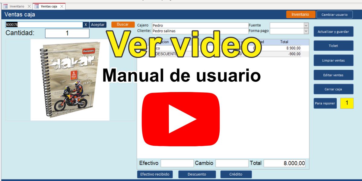 PUNTO DE VENTA CON LECTOR CODIGO (actualizado)